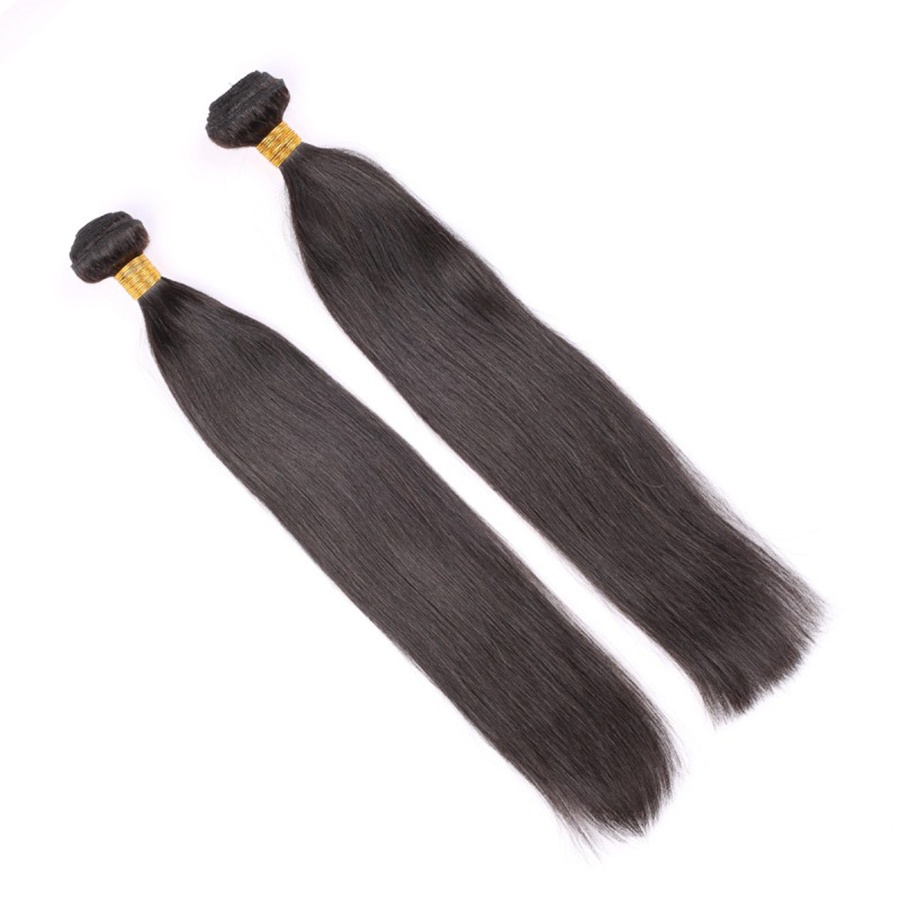 Gold Virgin Grade Human Hair Weft Silky Straight Brazilian Virgin Hair Bundles