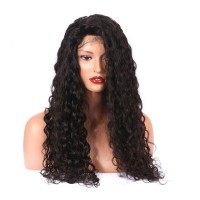 ISABEL Full Lace Human Hair Wigs For Black Women,Wavy Glueless Brazilian Virgin Hair Full Lace Wigs