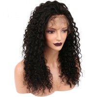 ISABEL Full Lace Human Hair Wigs With Baby Hair Brazilian Virgin Kinky Curly Wigs For Black Women