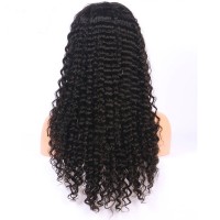 ISABEL Mongolian Kinky Curly Full Lace Human Hair Wigs For African Women Glueless Curly Human Hair Wigs