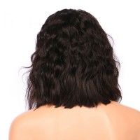 ISABEL Short Bob Full Lace Human Hair Wigs For Black Women,Wavy Short Cut Human Hair Wigs With Baby Hair