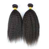 Silver Virgin Grade Human Hair Weaving Brazilian Virgin Hair Kinky Straight Hair Bundles