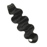 Silver Virgin Grade Human Hair Weft Unproceeded Brazilian Virgin Hair Extension