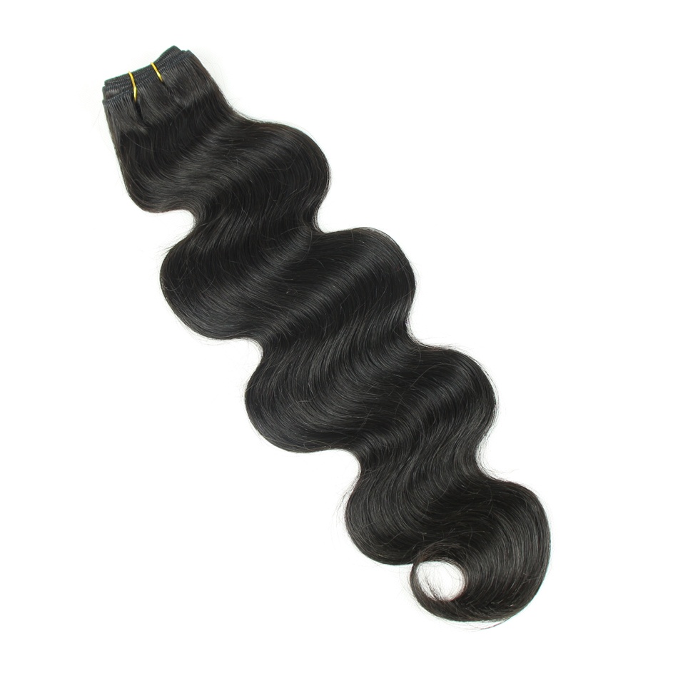 Silver Virgin Grade Human Hair Weft Unproceeded Peruvian Virgin Hair Extension