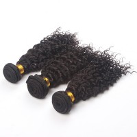 Silver Virgin Grade Brazilian Deep Curly Human Hair Weft 100% Unproceeded Human Hair Extension