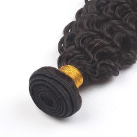 Silver Virgin Grade Human Hair Brazilian Weft For African Women Deep Curly Human Hair Bundles