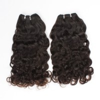 Silver Virgin Grade Brazilian Virgin Hair Extension Natural Wave Human Hair Bundles For Black Women