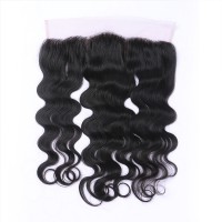 Diamond Virgin Grade Lace Frontal Peruvian Virgin Hair Body Wave Lace Frontal With Bleached Knots Silk Top Lace Frontal Closures