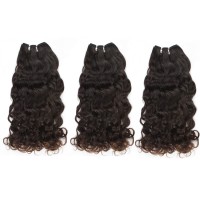 Silver Virgin Grade Brazilian Human Hair Weft Natural Wave 100% Human Hair Weaving
